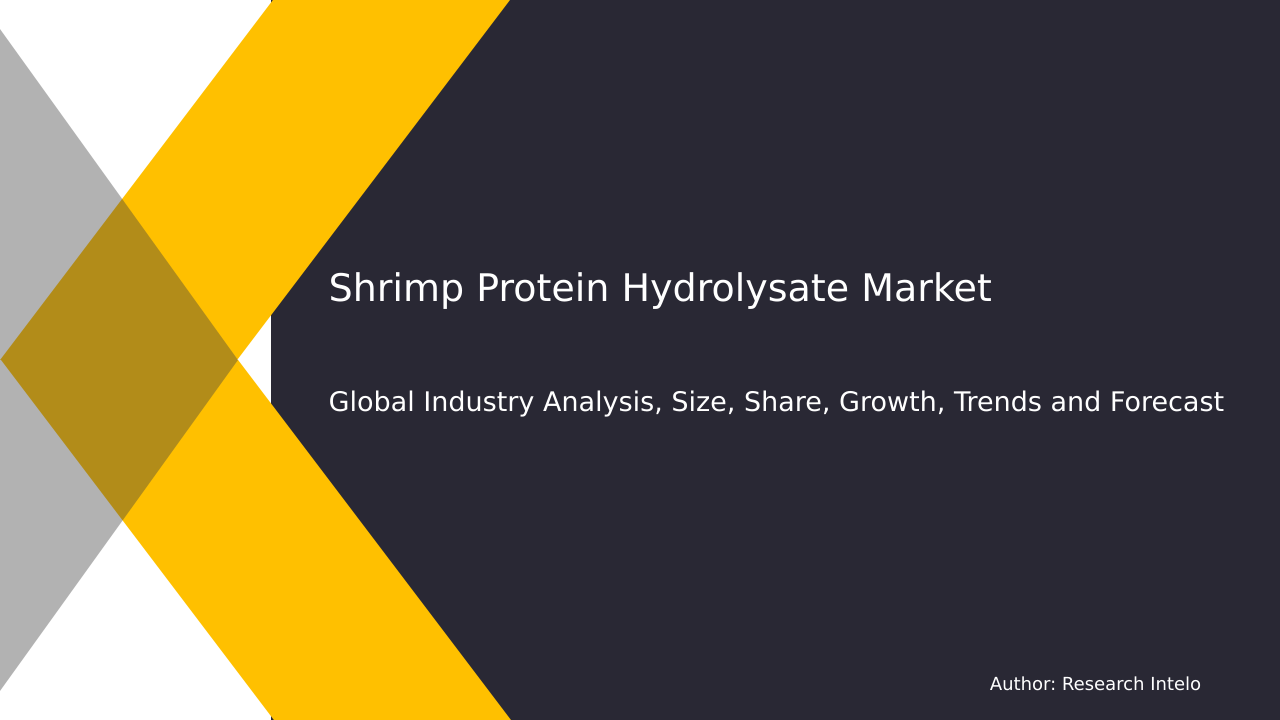 Shrimp Protein Hydrolysate Market Research Report 2033